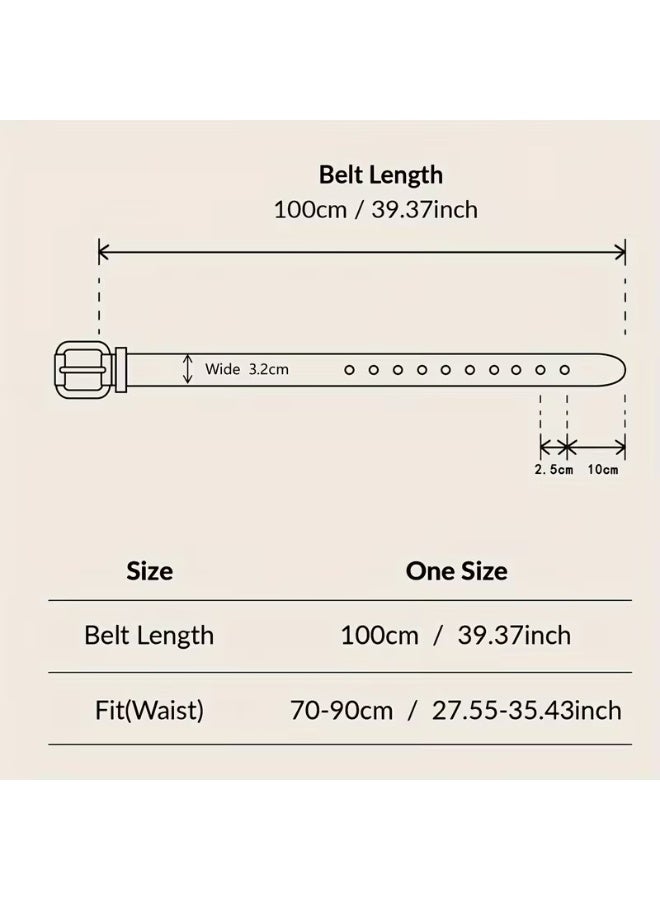 Goolsky Elegant and Chic Women's PU Belt with Classic Square Buckle - Versatile, Durable, Perfect for Any Occasion - Image 4